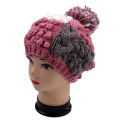 Slouch francês mão malha Hat Crochet Beanie Beret presente de Inverno